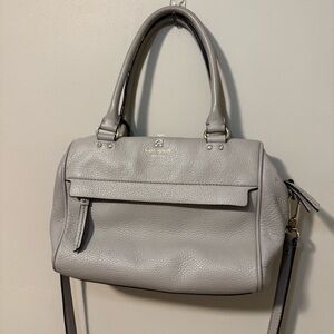 Kate Spade Gray Leather Satchel